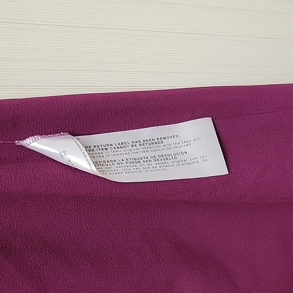 Dress The Population Tiffany One Shoukder Dress Sz 2 Burgundy NWOT - Picture 3 of 8